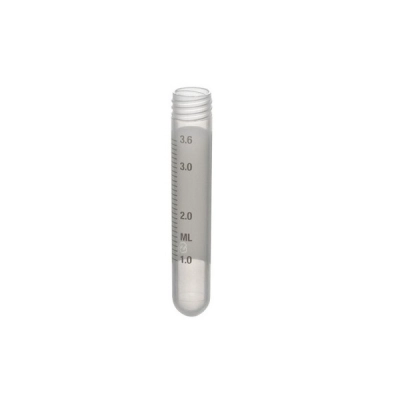 Simport 4.0ml Volume Sample Tubes With External Threads W/O Caps T501-4TPR