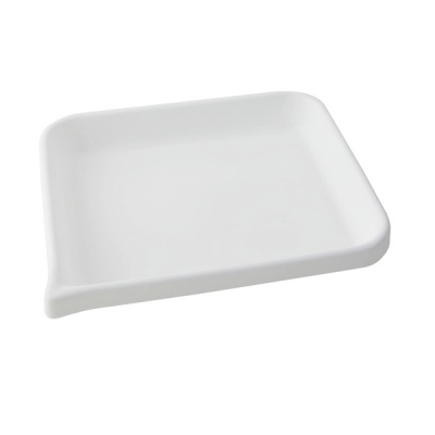 Dynalon Flat Bottom Tray, White HDPE 409214