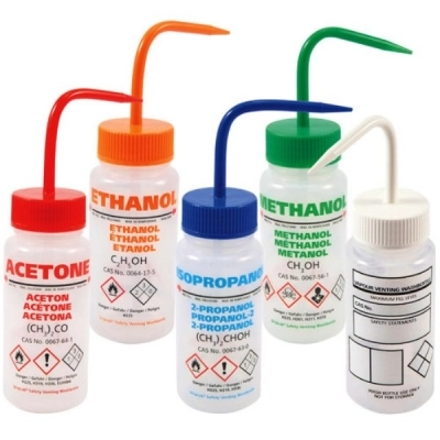 Dynalon 250 ml GHS Wash Bottles Set Of 5 506485-0005