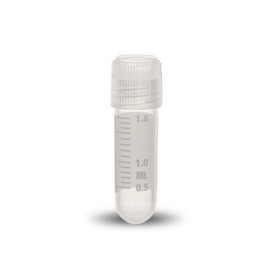 Simport Cryovial External Thread 2mL Design With Lip Seal, Round Bottom (Cs/1000) T309-2