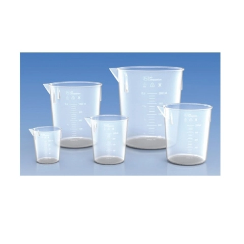 50ml /100ml Transparent Measuring Cup Labs Plastic Graduated