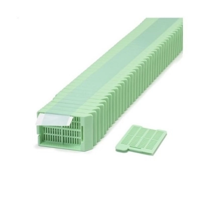 Simport Green Swingsette - Tissue Cassettes In Quickload Stack (Taped) (Cs/2000) M517-4T