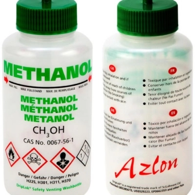 Dynalon Methanol 500 ml GHS Wash Bottles 506495-0004