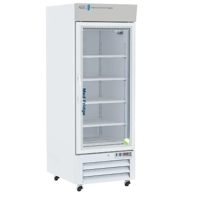 ABS 26 Cu Ft Pharmacy Glass Door Refrigerator PH-ABT-NSF-S26G