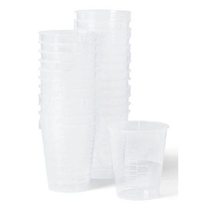 United Scientific 120 ml Stackable Beakers, Polypropylene (PP) Case Of 1000 BST120-CASE