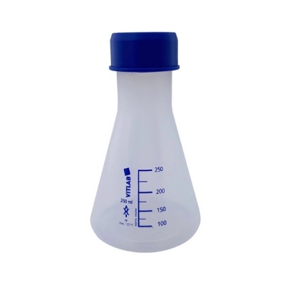 Dynalon Erlenmeyer Flasks with Screw Closure, PP 341485