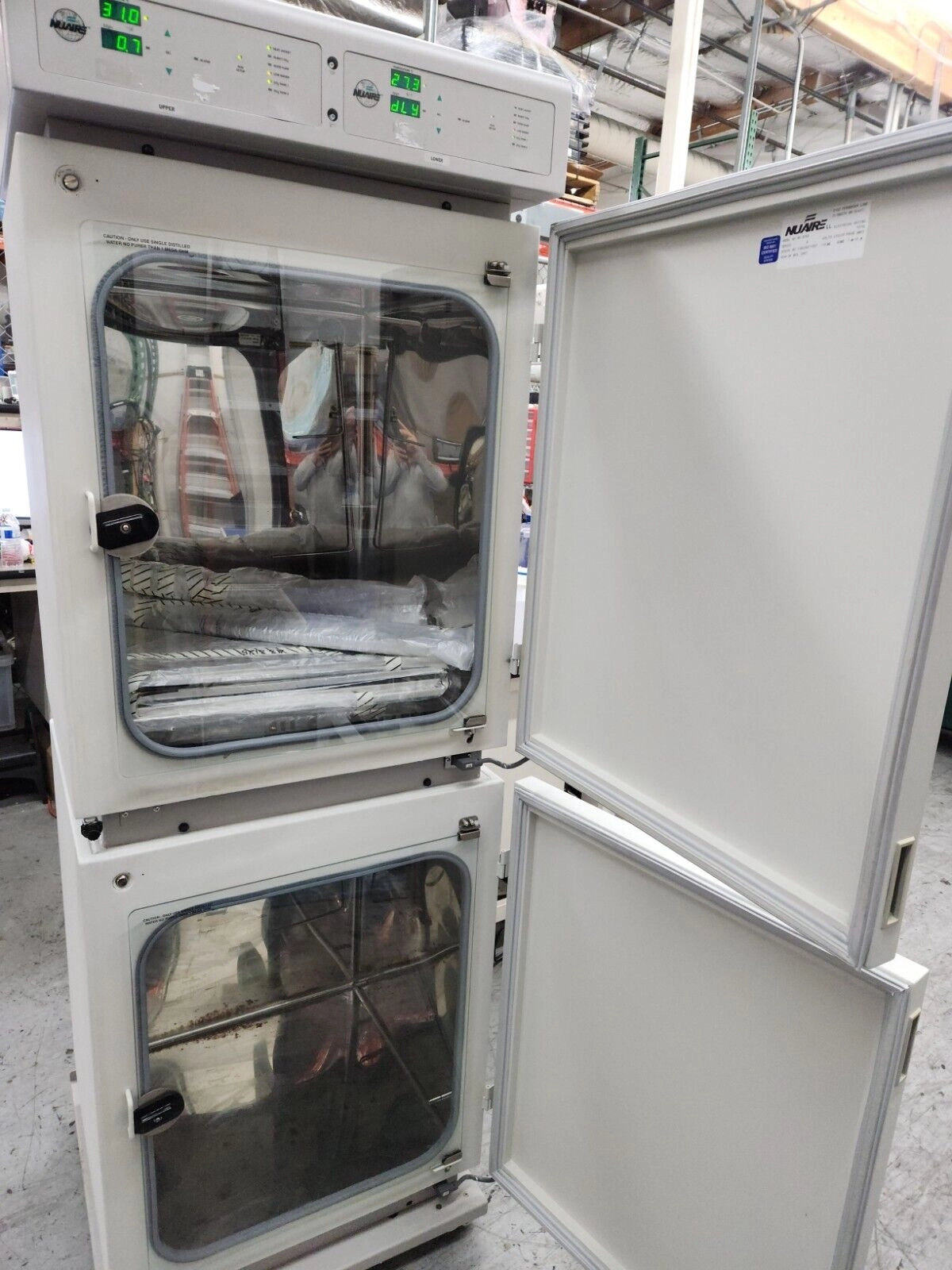 Nuaire NU-8700 Autoflow IR Water Jacketed CO2 Dual