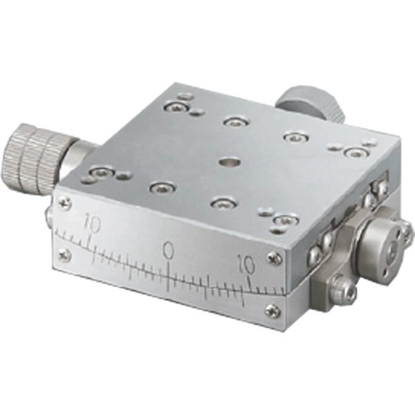 B56-50UR Manual 1 Axis Crossed Roller Goniometer Tilt Stage  Platform 50 x 50mm Travel 10 Degrees