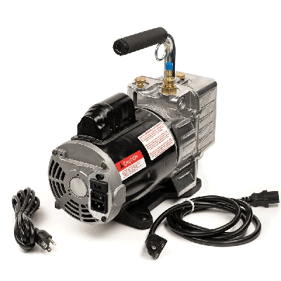 Fischer Technical Laboratory High Vacuum Pump with 30" Hg Gauge  LAV-3/220/G