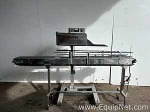 Saxon 5 Stainless Steel Bag Sealer with Stainless Steel Belt Conveyor