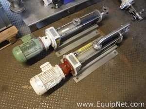 Lot of 2 Off Seepex BCSB Stainless Steel Contact Parts Progressive Cavity Pumps