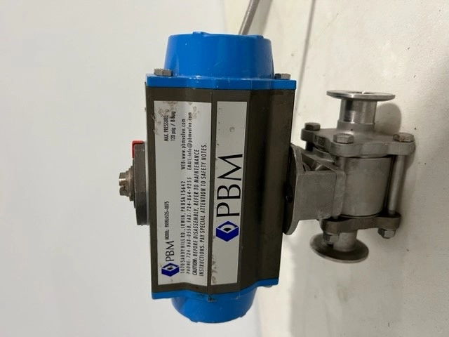 PBM INC PAVBL453S--0075 PNEUMATIC ACTUATOR w/ 1in valve