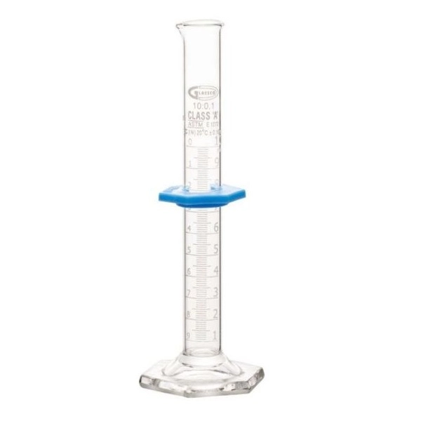 United Scientific 10 ml Graduated Cylinders, Double Scale, Class A, Individually Certified CY3020-10