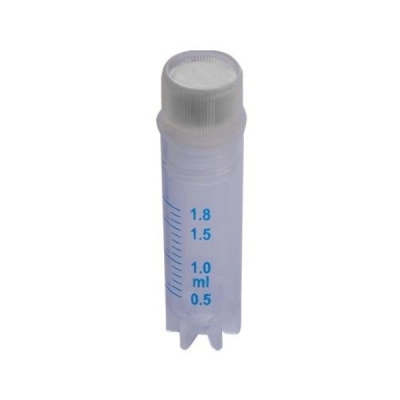 Foxx Life Sciences Abdos White Cryo Coders, High Density Poly Ethylene (HDPE), 100/CS P60114W