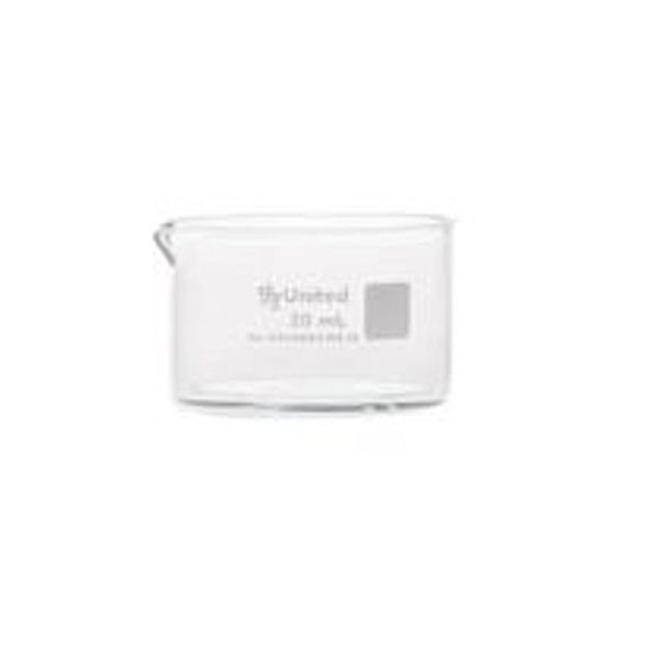 United Scientific 20 ml CrystalClear Crystallizing Dishes, With Spout UNCRDSH-WS-20