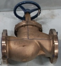 VELAN 6" 150 FLANGED RAISED FACE CF8M GLOBE VALVE K707J02 DAVID#: BF871 STEM: 316 SEAT: INT