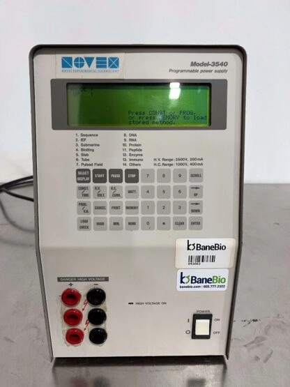 Novex 3540 Electrophoresis Power Supply