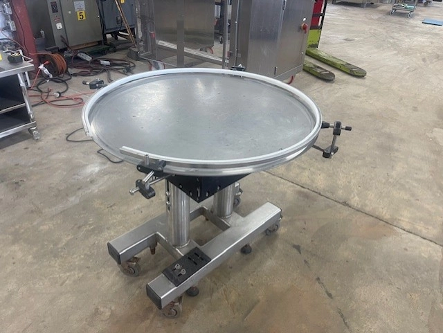 Turntables Stainless Steel  36"Accumulation