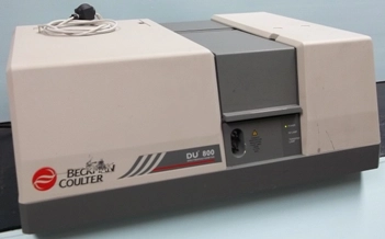 BECKMAN COULTER DU 800 SPECTROPHOTOMETER, MODEL: DU 800 SERIES, NO: 8003368, ELECTRICAL RATINS: 100-