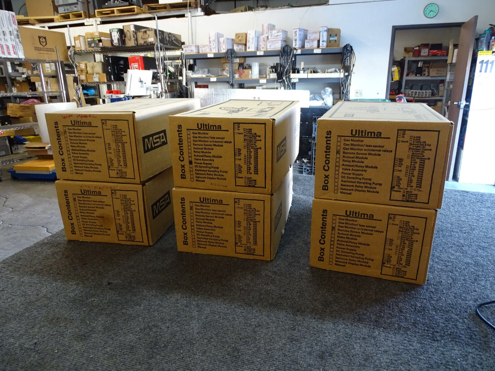 6 Brand New MSA Ultima Gas Monitor in Boxes Bromin