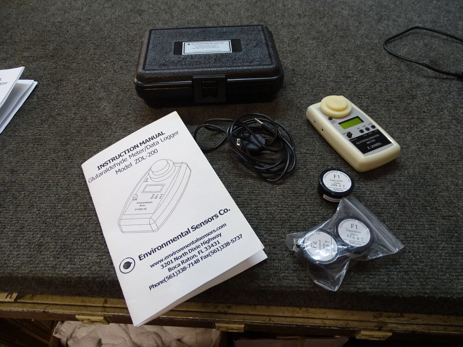 Environmental Sensors ZDL-200 Z200DL Glutaraldehyd