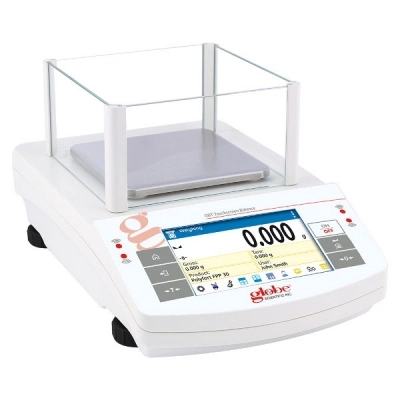 Globe Scientific Balance, Precision, Touchscreen, 600g x 1mg, 100-240V, 50-60Hz GBT-603C