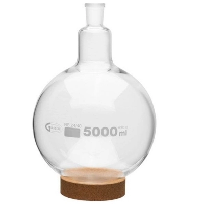 United Scientific 5000 ml Boiling Flasks, Round Bottom, Ground Glass Joints, FRB057-5000