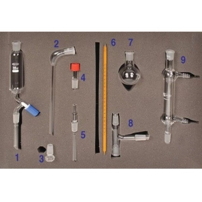 United Scientific Organic Chemistry Glassware Kit, 9 pieces ORGKIT-09