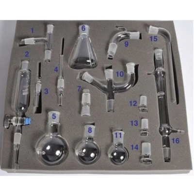 United Scientific Organic Chemistry Glassware Kit, 16 pieces ORGKIT-16