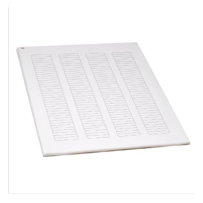 Globe Scientific Label Sheets, Cryo, 38x6mm, for Microplates, 20 Sheet, White Box of 3120 LCS-38X6W