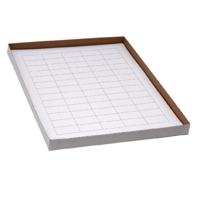 Globe Scientific Label Sheets, Cryo, 38x19mm, for General Use 20 Sheet White Box of 1200 LCS-38X19W