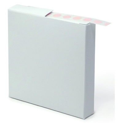 Globe Scientific Label Rolls, Cryo, 9.5mm Dots, for 0.5-1.5mL Tubes, Pink Roll of 1000 LCR-95P