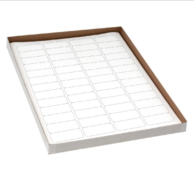 Globe Scientific Label Sheets, Cryo, 43x19mm, for Cryovials, 20 Sheet, White Box of 1040 LCS-43X19W