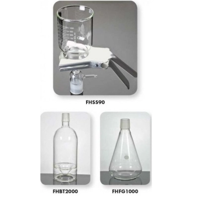 United Scientific 5000 ml Capacity, Vacuum Bottle With Ground Glass Joints FHBT5000