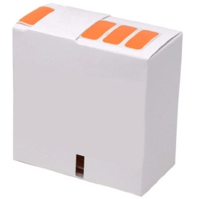 Globe Scientific Label Rolls, Cryo, 33x13mm, for 1.5/2mL Tubes, Orange Roll of 1000 LCR-33X13N