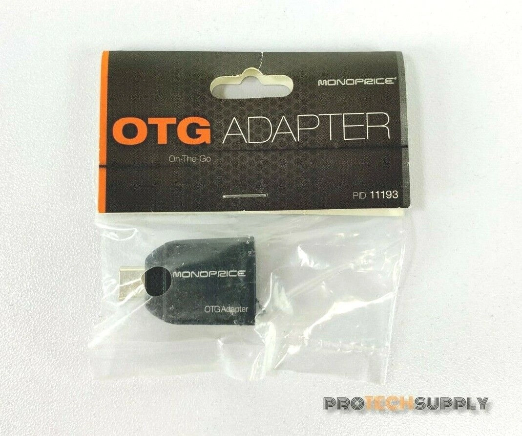Monoprice USB OTG adapter micro USB OTG to USB M/F