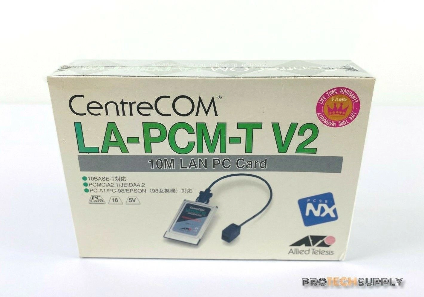 CentreCOM LA-PCM-TV V2 10M LAN PC Card NEW SEALED