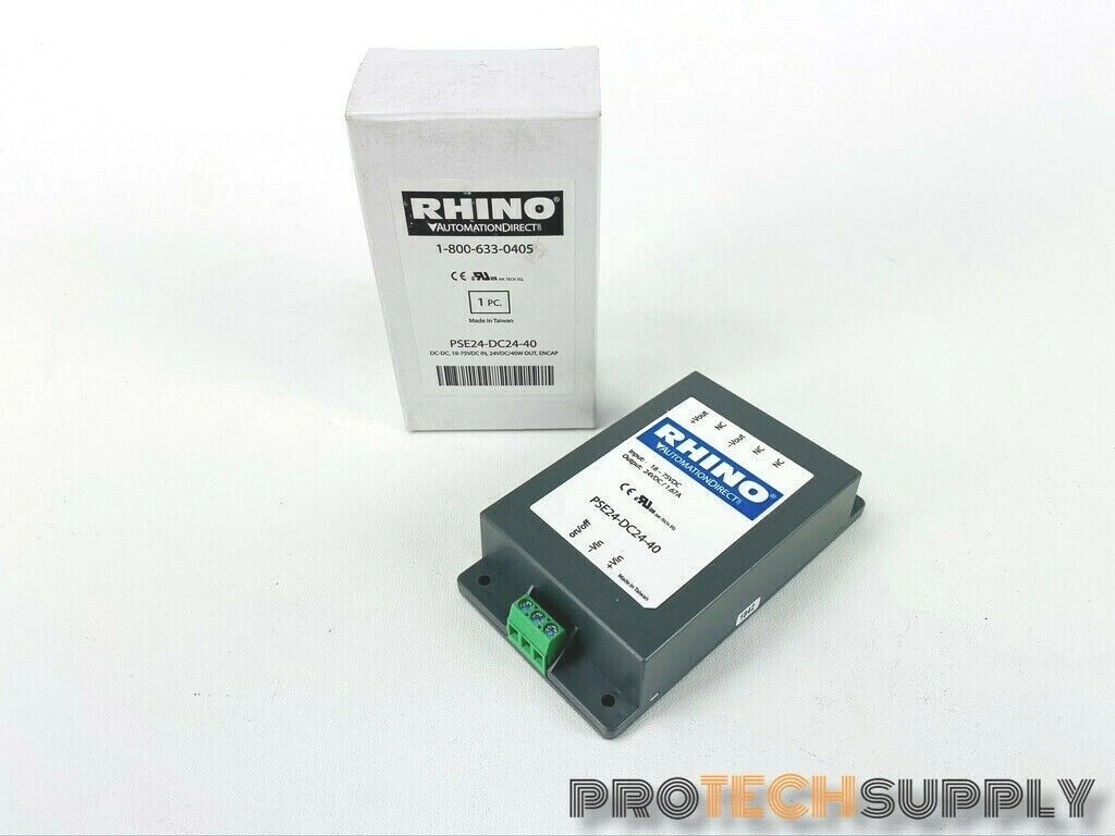 RHINO DC to DC converter 18-75 VDC input 24 VDC ou