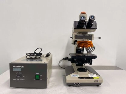 Olympus BH-2-RFCA Microscope W/  Lamp &amp;  Lamp Power Supply
