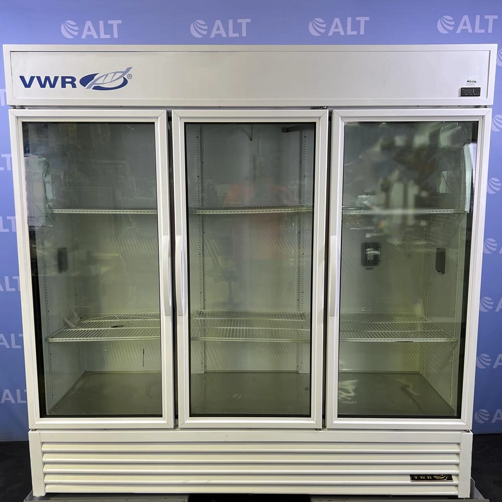 VWR 3-Door Glass Door Chromatography Refrigerator, Model GDM-49-SCI-HC-TSL01