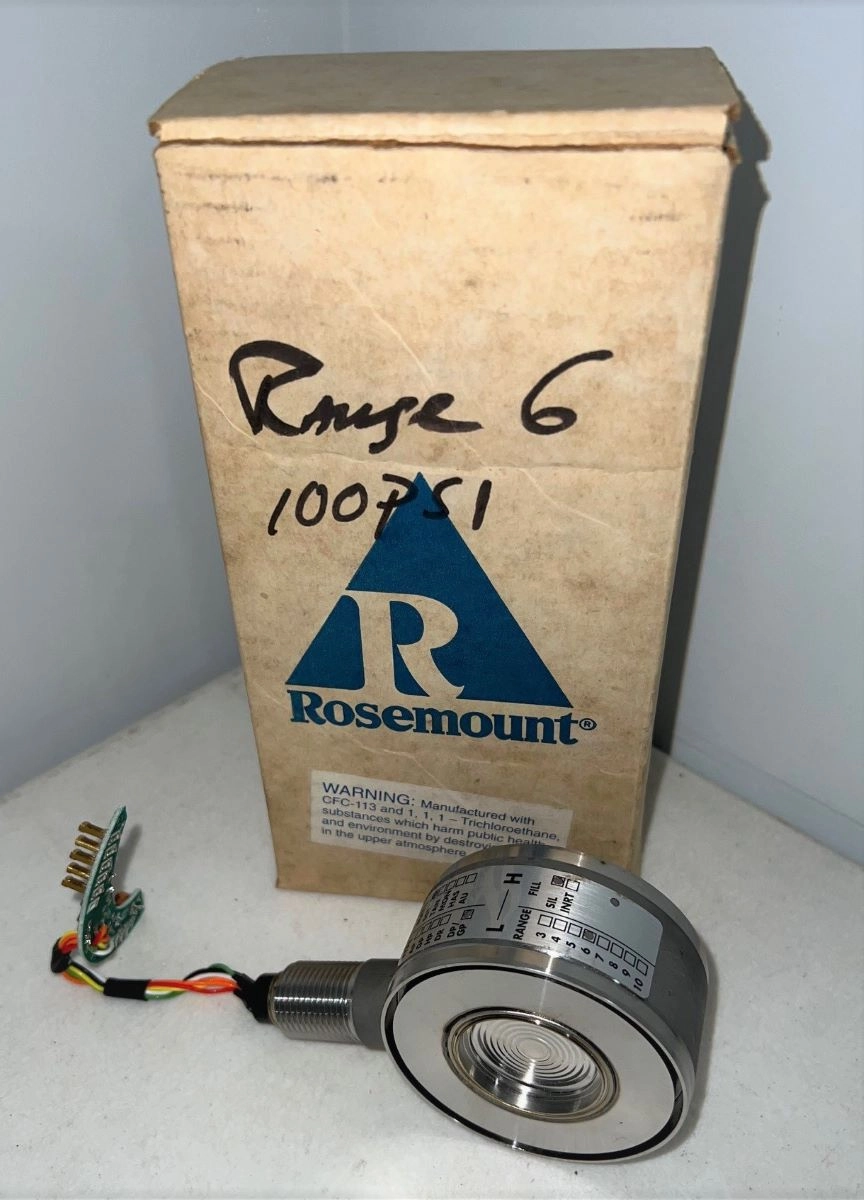 Rosemount Pressure Transmitter, DP/GP, Range 6, 0-100 PSI