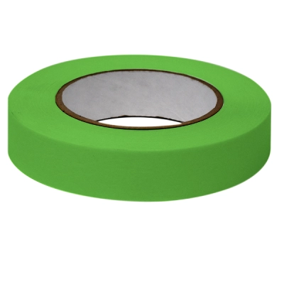 Globe Scientific Labeling Tape, 1" x 60yd per Roll, 3 Rolls/Case, Green LT-1X60G