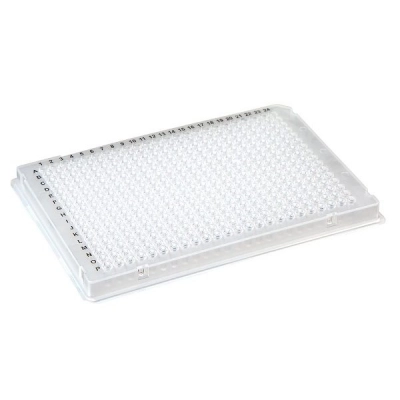 Globe Scientific 384-Well PCR Plate, A24 Single Notch design (ABI-Style), Clear Box/10 PCR-384-ABI