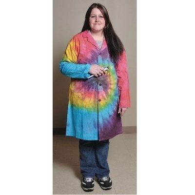 United Scientific Tie-Dyed Laboratory Coat, Medium, LBCTMD