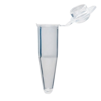 Globe Scientific 0.5mL Individual PCR Tube with Dome Cap, Natural Box/1000 PCR-05D