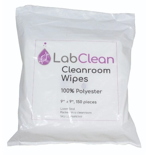 United Scientific 9” x 9”, 150 Wipes  LabClean Cleanroom Wipes, PWIPE9X9