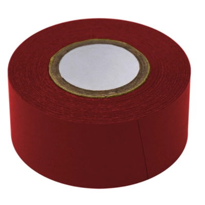 Globe Scientific Labeling Tape, 1" x 500" per Roll, 3 Rolls/Box, Dark Red LT-1X500DKR