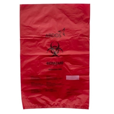 United Scientific 16 x 24.5 Inch Biohazard Disposable Bags, PP UNU40107