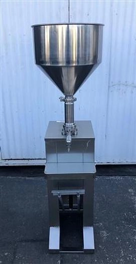 Manual Single Piston Filler, S.S., foot operated