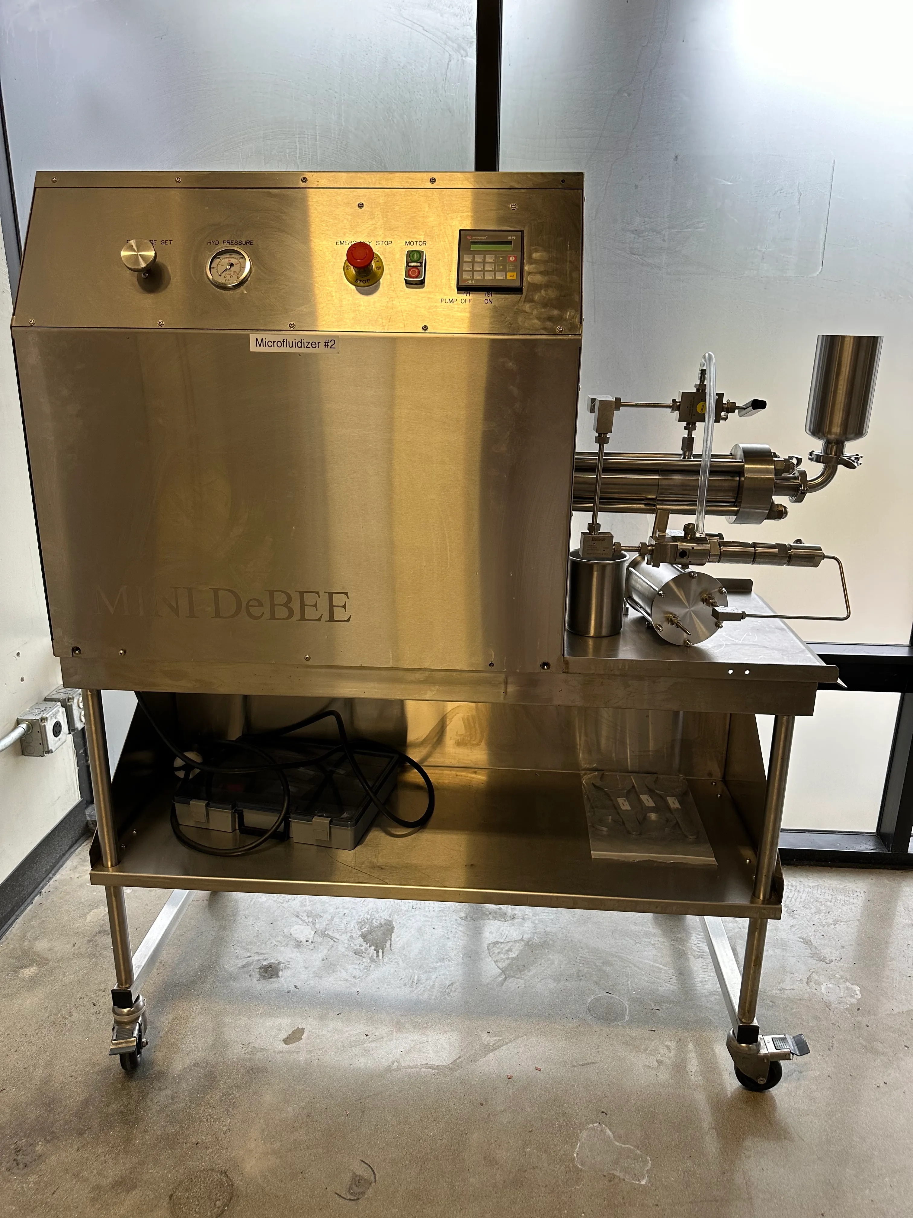 BEEI Mini DeBEE Laboratory & Production Homogenizer